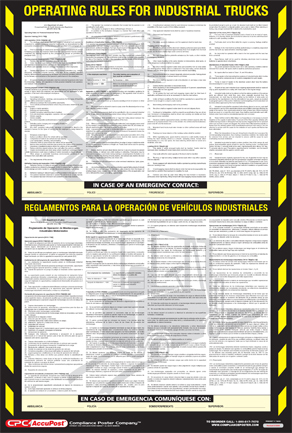 0009P – OSHA Forklift Poster